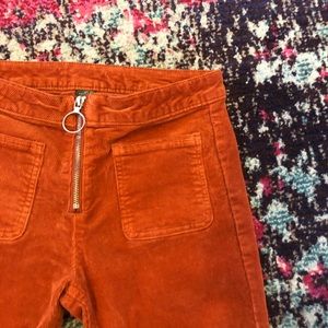 Wild fable crop kick flare corduroy jeans